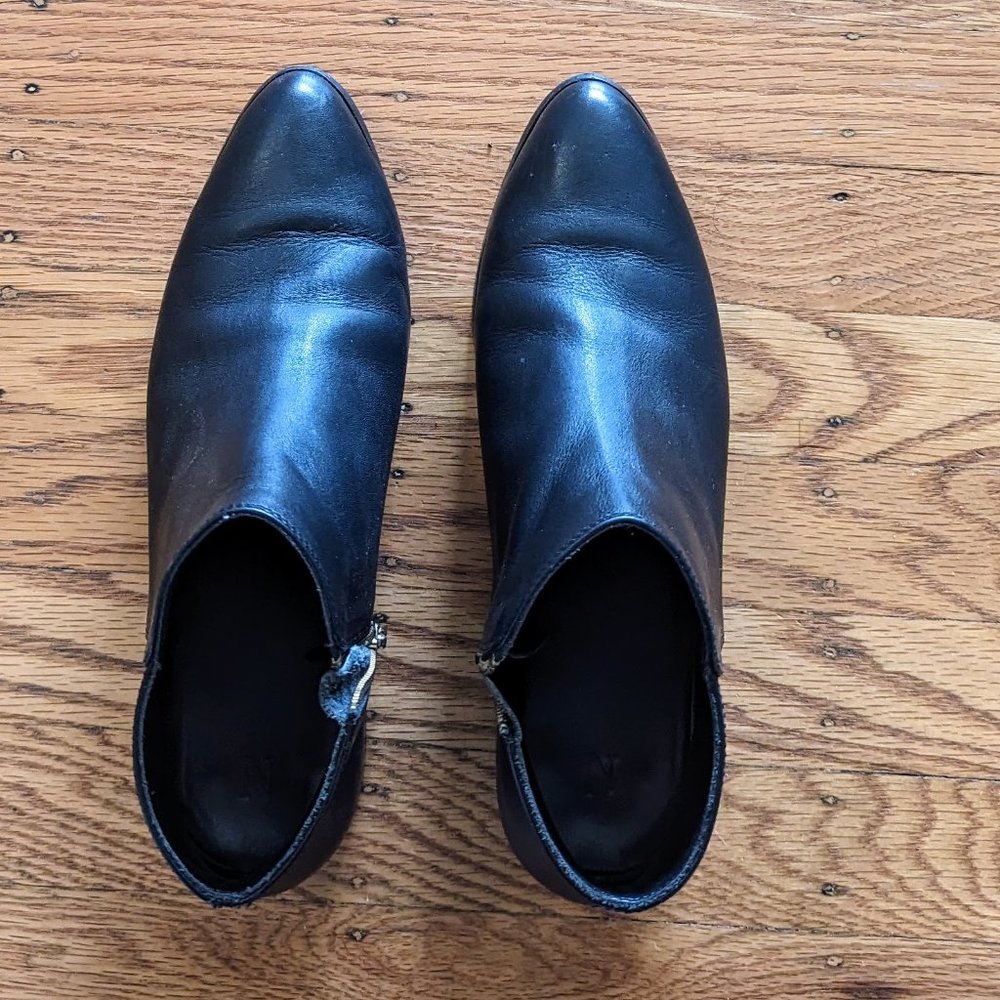 Nisolo Lana black leather ankle boot, 7.5